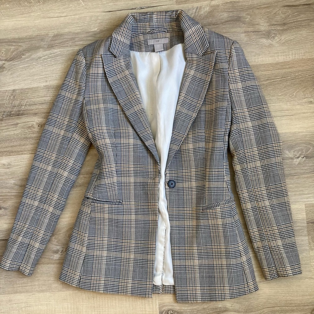 Plaid Blazer